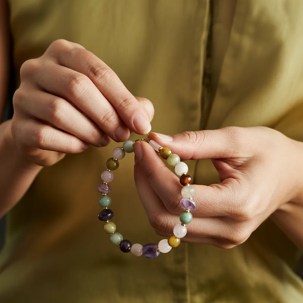 Hand crafting bracelet