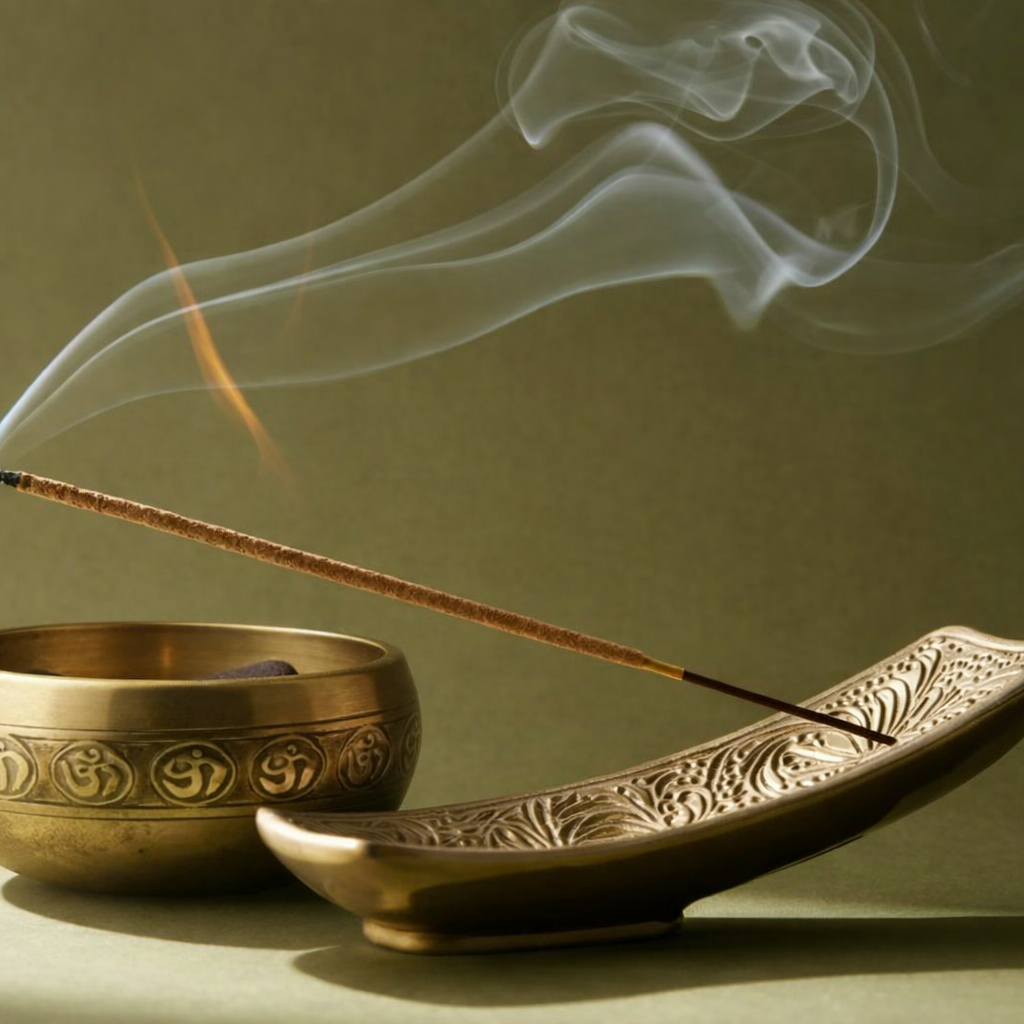 bol tibétain et encens